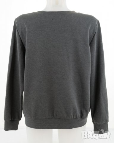 Дамска тъмносива блуза в марка Muso - XL, снимка 2 - Блузи с дълъг ръкав и пуловери - 32488354