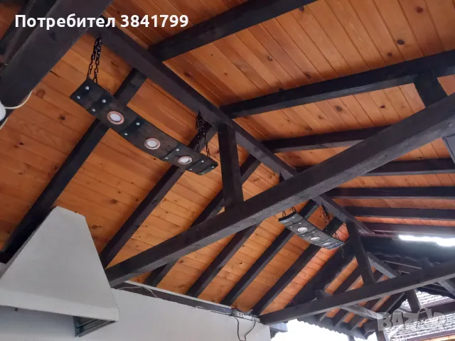 Дървен полилеи, снимка 5 - Дърводелски услуги - 48016451