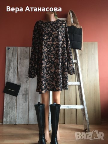 🥾👜🧡Ефирна разкроена рокля💄хл/2 хл☑️, снимка 4 - Рокли - 43593029