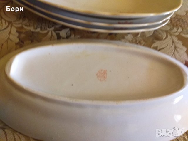 Български порцелан плата, снимка 7 - Чинии - 33192790