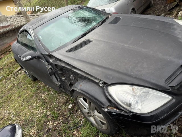 Mercedes-Benz SLK 200 КАБРИОЛЕТ 2.0 компресор  163кс / дясна дикреция  - цена  2600 евро или 5085,16, снимка 6 - Автомобили и джипове - 53142235