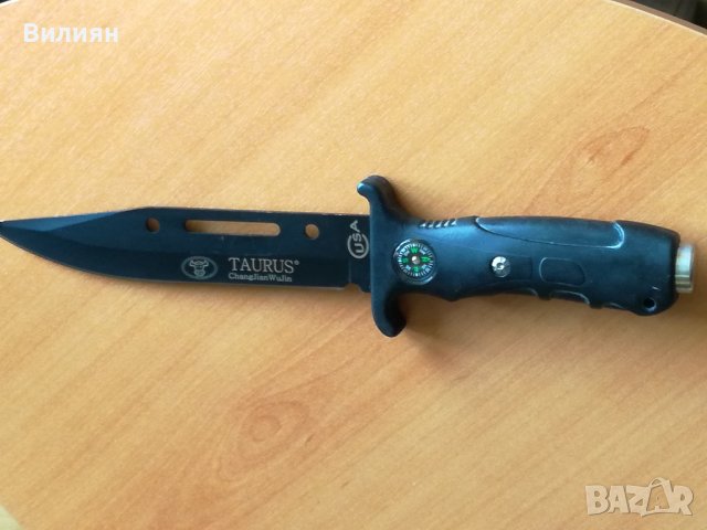 Многоцелеви , тактически нож с Компас ''Taurus'', снимка 2 - Ножове - 38144969