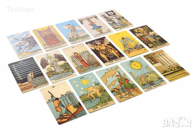 Таро карти 12смх7см с книжка: Smith-Waite Borderless Edition Tarot, снимка 11 - Карти за игра - 37421622