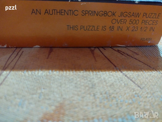 Пъзел "The Chocolate Box” Springbok 1975г. 500 части, снимка 5 - Пъзели - 53606818
