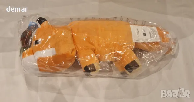 Плюшена възглавница Jay Franco Minecraft Fox - 50 см мека плюшена играчка, снимка 7 - Възглавници - 50255791