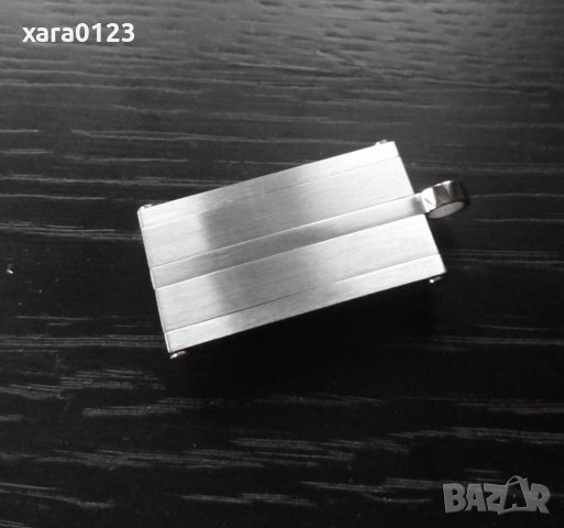 Стоманена висулка BRT1226, снимка 3 - Колиета, медальони, синджири - 35161482