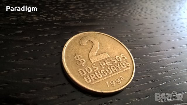 Монета - Уругвай - 2 песос | 1994г.
