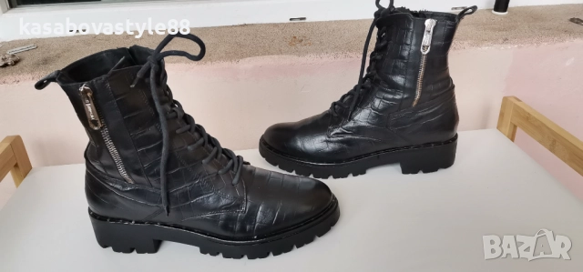 Боти Mark Cain 37 н. Естествена кожа , снимка 14 - Дамски боти - 51941158