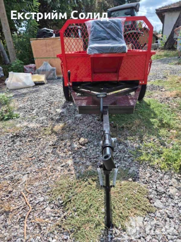 Ремарке - 600 кг - Trailer - 600 XS - Съвместимо с мотофрези, снимка 6 - Ремаркета - 51928677