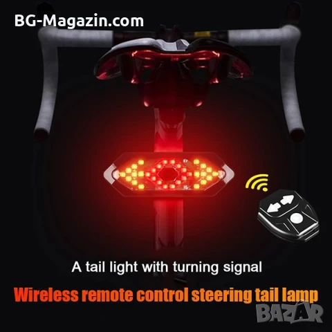 Мигачи задни светлини за колело LED стоп водоустойчив ярки за велосипед със звънец аларма USB мощен, снимка 9 - Аксесоари за велосипеди - 50963161