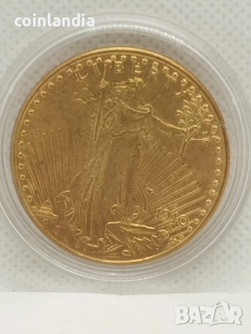 позлатена монета репродукция 