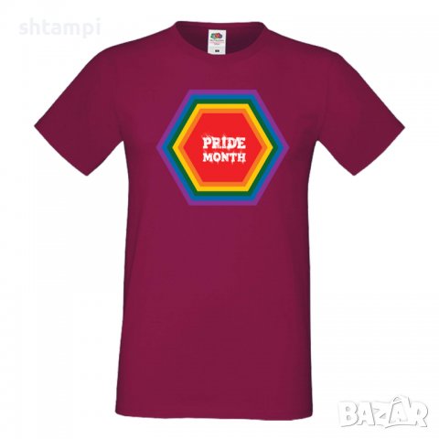 Мъжка тениска Pride Month multicolor Празник.Повод,Изненада, снимка 3 - Тениски - 37105014