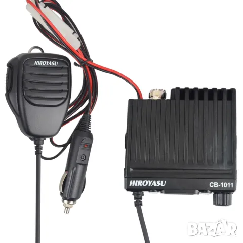 CB мобилна радиостанция Hiroyasu CB-1011 27MHz FM/AM 8W 40Ch+антена, снимка 6 - Аксесоари и консумативи - 50155117