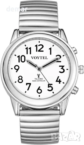 Дамски атомен говорещ часовник MAUJOY, говорещ часовник на английски език