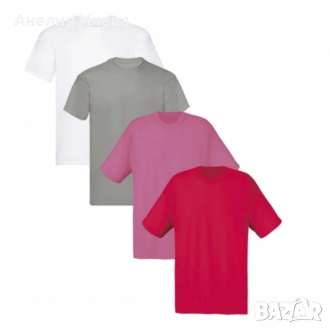 Мъжки тениски 100% памук-8 цвята .Плащаш 4 и получаваш 4 подарък , снимка 2 - Тениски - 51850258