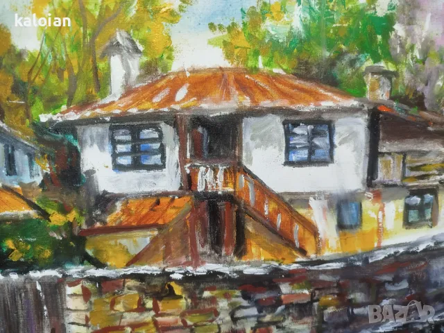 Венелин Петров. Масло на платно. Подписани авторски картини с размери от снимките. Цена 200 лв броя., снимка 10 - Картини - 49982962