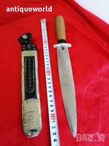   Стара ТИБЕТСКА Кама , Нож , Острие, снимка 4 - Антикварни и старинни предмети - 43209553