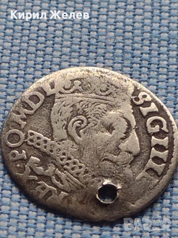 Сребърна монета 3 Гроша 1598г. Сигизмунд трети ПОЛША 13793, снимка 4 - Нумизматика и бонистика - 42968306