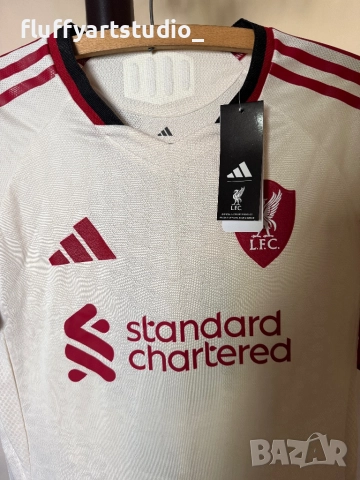 Мъжка Тениска Liverpool x Adidas L размер, снимка 2 - Тениски - 51709643