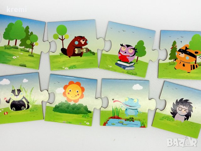 НОВА! Дървена низанка / игра нанизванка с пъзел, снимка 4 - Игри и пъзели - 28479579