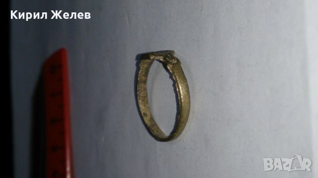 Уникален стар пръстен сачан - 73041, снимка 3 - Пръстени - 28993392