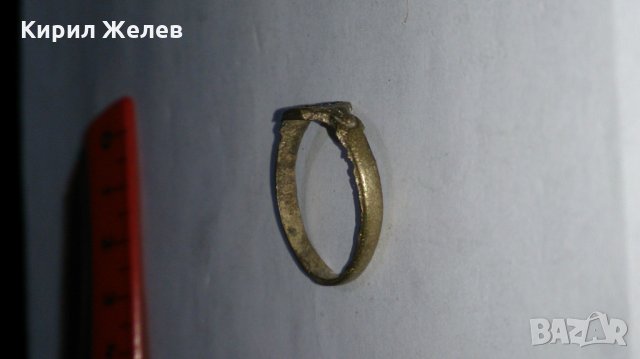 Уникален старинен пръстен сачан с БУКВА Н - 73041, снимка 5 - Антикварни и старинни предмети - 28993392