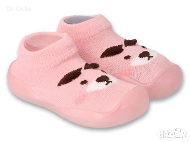 Бебешки боси обувки Befado, Розови, снимка 1 - Бебешки обувки - 43540835