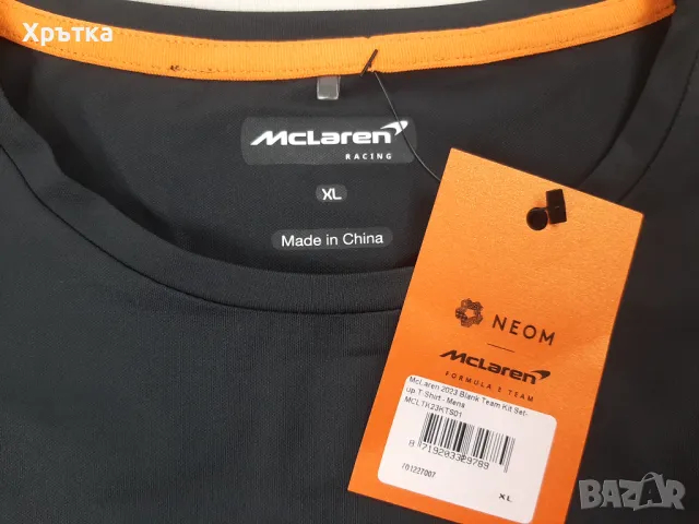 McLaren Racing Team T-Shirt - Оригинална мъжка тениска р-р XL, снимка 8 - Тениски - 49192566