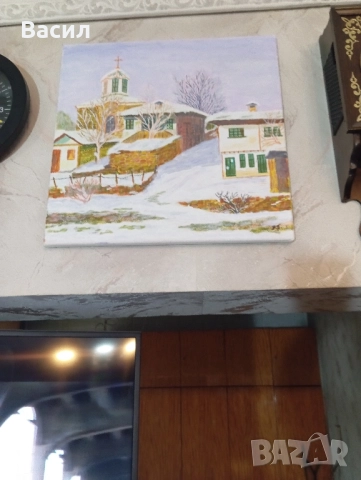 Арт картини масло, светещи камъчета,речни и морски и, снимка 3 - Картини - 52343038