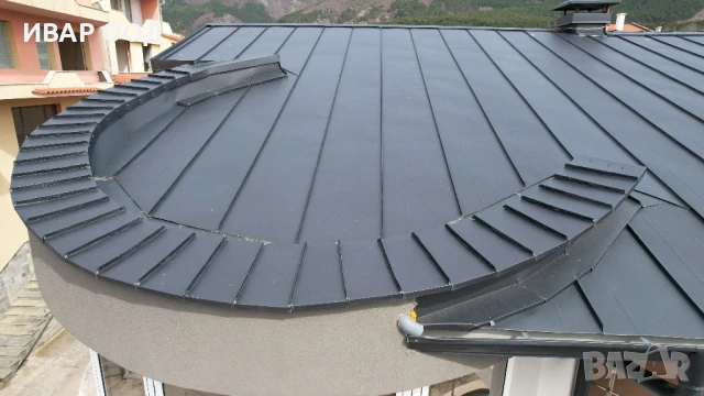 Покривна Ламарина - профил Клик Панел и Двоен фалц, снимка 9 - Строителни материали - 46289269