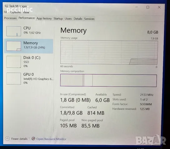 HP Engage Elite POS AIO Model 145 intel i5 7300U |8GB| 256GB SSD | RS232/COM |компютър|6м гаранция, снимка 5 - Работни компютри - 49814244
