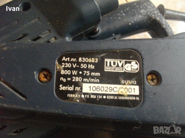 800 Вата-Холандски Лентов Шлайф-Отличен-Top Craft TBS-800, снимка 7 - Други инструменти - 33138915