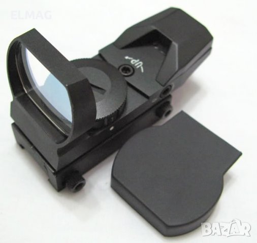 ПРИЦЕЛ -ХОЛОГРАМЕН БЪРЗОМЕРЕЦ  JH-400  с Червена и Зелена точка , снимка 5 - Оборудване и аксесоари за оръжия - 37593115