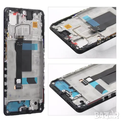 Дисплей с рамка за Xiaomi Redmi Note 12 Pro 5G, Poco X5 Pro 5G, тъч, 22101316G, 22101320G, тъчскрийн, снимка 2 - Резервни части за телефони - 48424002