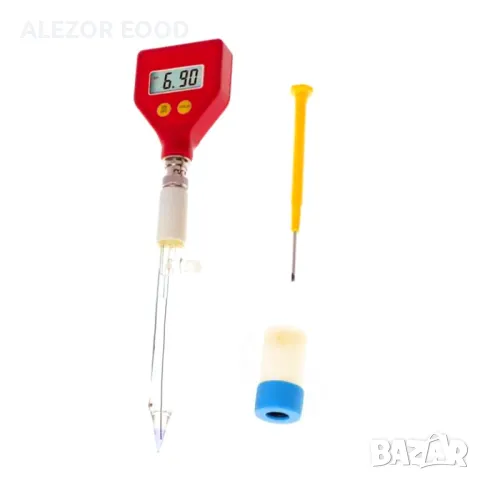 pH метър със стъклена сонда за меки храни, течности,почва и др., 4327