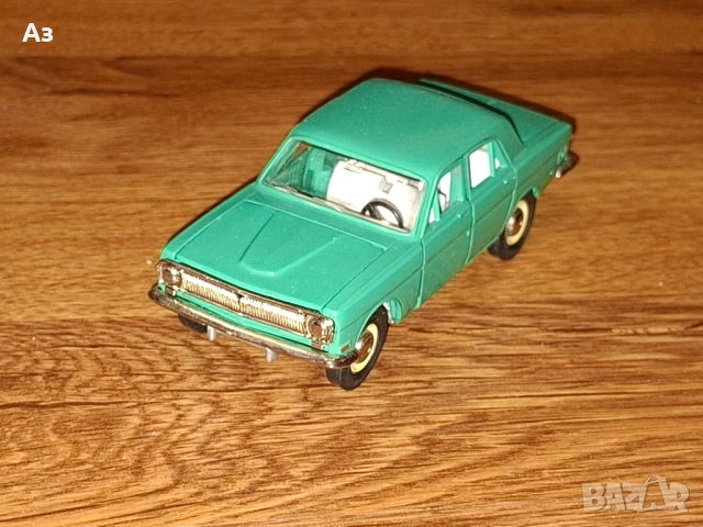 Стара руска метална кола Волга ГАЗ-24 A14 в мащаб 1:43 Сделано в СССР Made in USSR