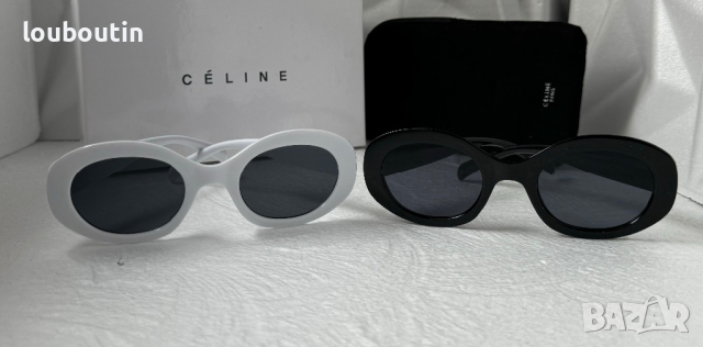 Celine 2023 дамски слънчеви очила елипса овални бели, снимка 10 - Слънчеви и диоптрични очила - 44845482