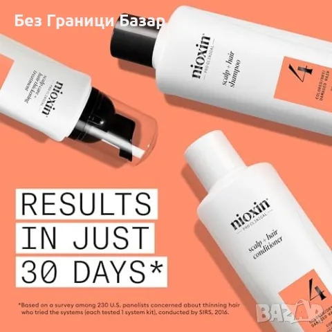 Нов Nioxin System 4 Шампоан, Балсам и Серум за Суха, Изтъняваща Коса, снимка 3 - Продукти за коса - 47848890