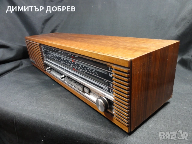 СТАР РЕТРО ТРАНЗИСТОРЕН РАДИОПРИЕМНИК НАСТОЛНО РАДИО NORDMENDE SPECTRA PHONIC , снимка 2 - Радиокасетофони, транзистори - 53591479