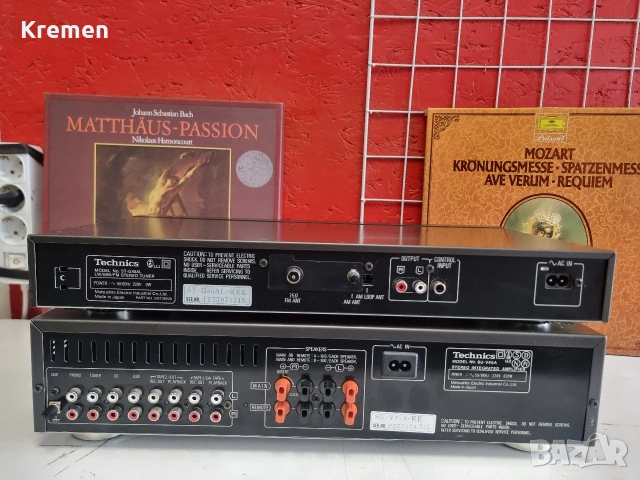 усилвател + тунер TECHNICS SU-V45A, снимка 5 - Ресийвъри, усилватели, смесителни пултове - 53401841