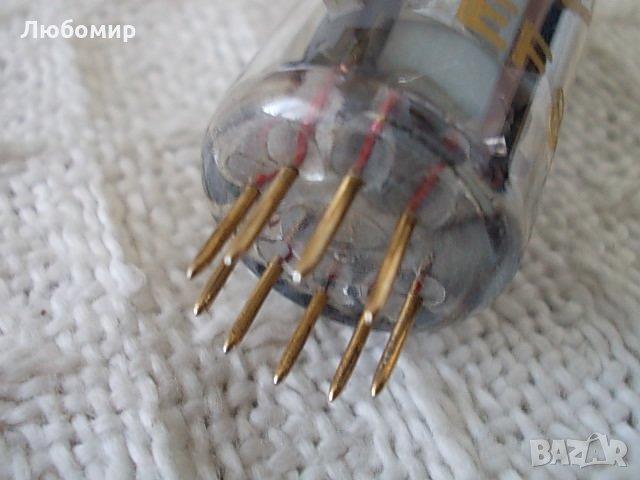 Радиолампа EF80 WF gold pins, снимка 3 - Друга електроника - 33179490