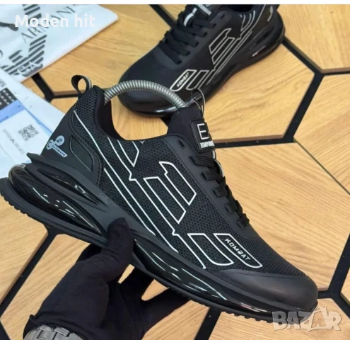 Emporio Armani Мъжки Маратонки👟Мъжки Спортни Обувки Емпорио Армани - 3 Налични Цвята Код D2384, снимка 4 - Маратонки - 50040760