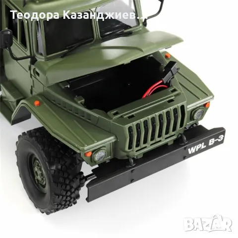 Детска количка тип руски военен камион модел NaughtyDragon с дистанционно TOYCAR8, снимка 4 - Коли, камиони, мотори, писти - 48258448