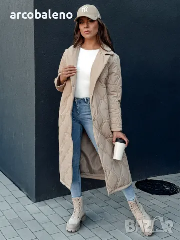 Дамско дълго ватирано палто TRENDIFY, 4цвята , снимка 10 - Якета - 48556422