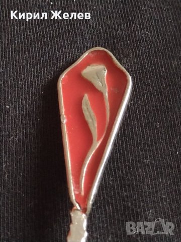 Стара лъжичка за кафе чай сувенир много красива за КОЛЕКЦИЯ ДЕКОРАЦИЯ БИТОВ КЪТ 42262, снимка 2 - Други ценни предмети - 43813930