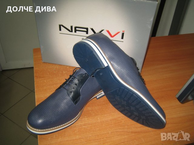 Мъжки обувки естествена кожа ,,Navvi,, м.3432-намаление, снимка 4 - Ежедневни обувки - 32657335