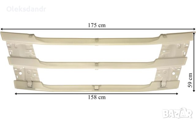 SCANIA R,S 16 - ЦЕНТРАЛНА ПЛИТКА, снимка 1 - Части - 43478143