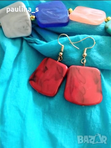 Два различни броя / Комплект от шал и бижута , снимка 9 - Бижутерийни комплекти - 29220720