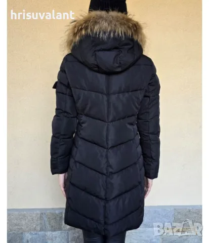 Зимно яке с естествен пух на качулката и още модели, снимка 5 - Якета - 48652519