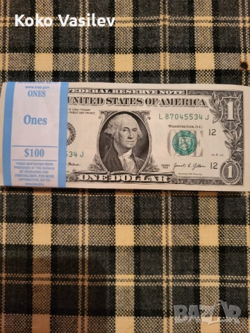 Доларови Банкноти, снимка 2 - Нумизматика и бонистика - 53339009